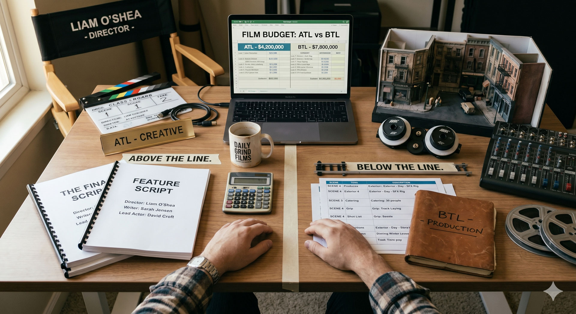 Above the Line vs Below the Line (Film Budget Explained)
