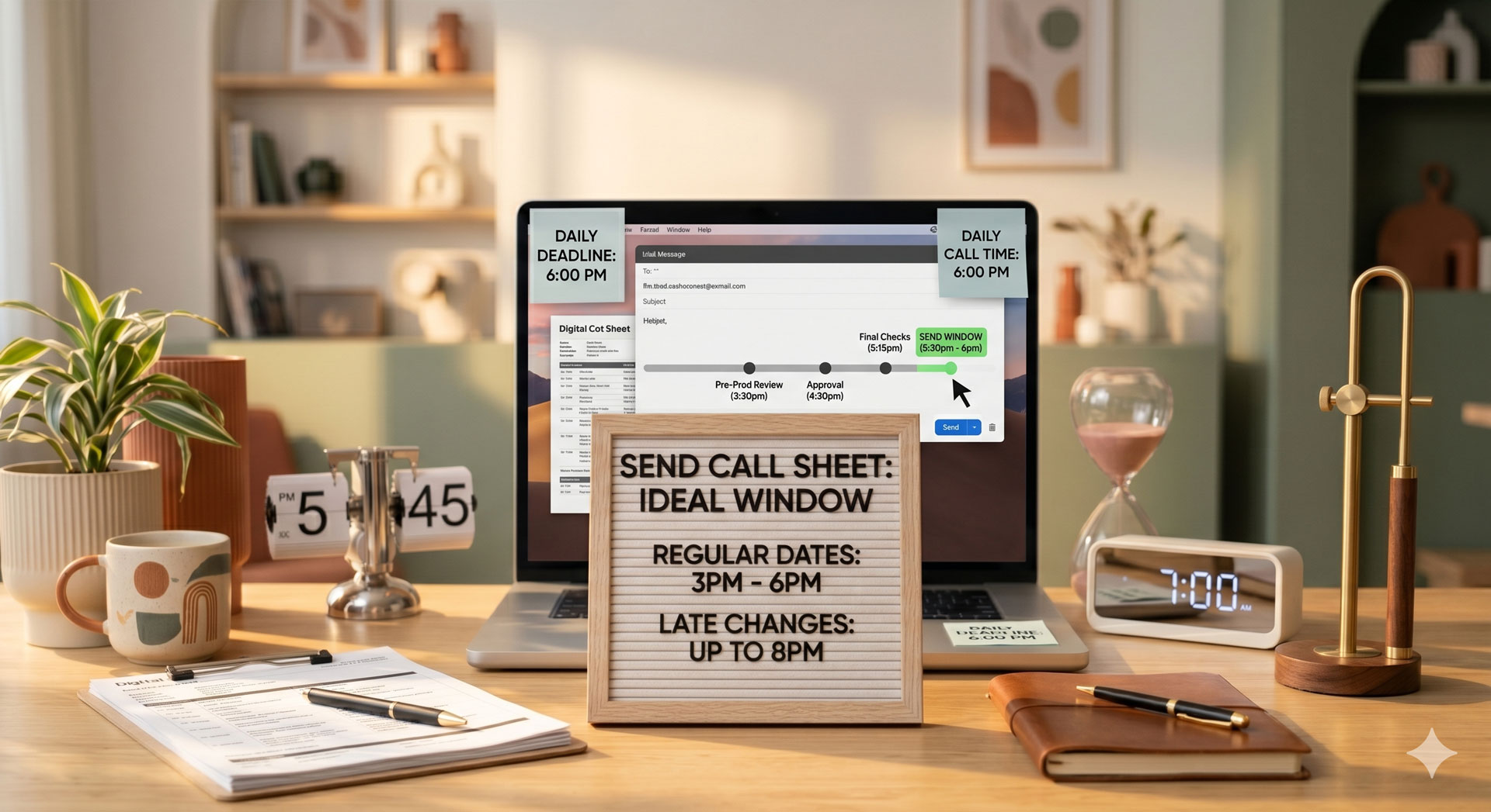 When Should You Send the Call Sheet? (Timing Explained)