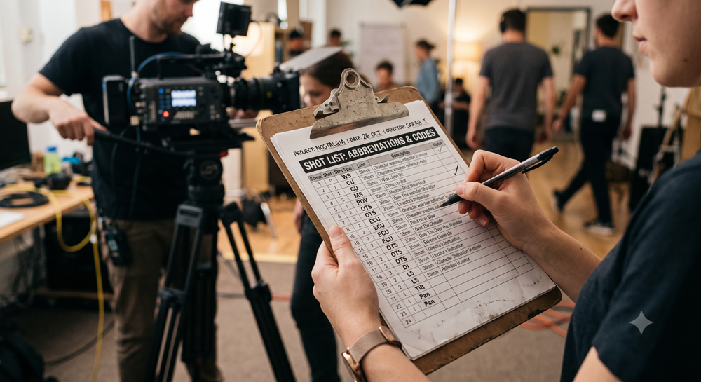 Shot List Abbreviations Cheat Sheet (WS, MS, CU, OTS, POV, and More)