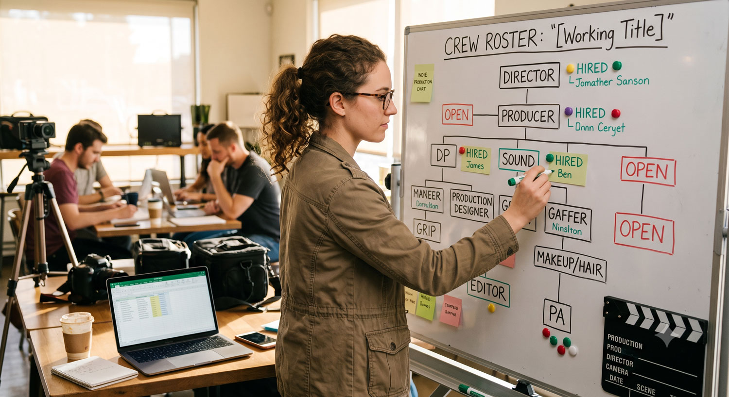 How to Crew Up an Indie Film (Hiring Order, Where to Find People, Rate Talk)