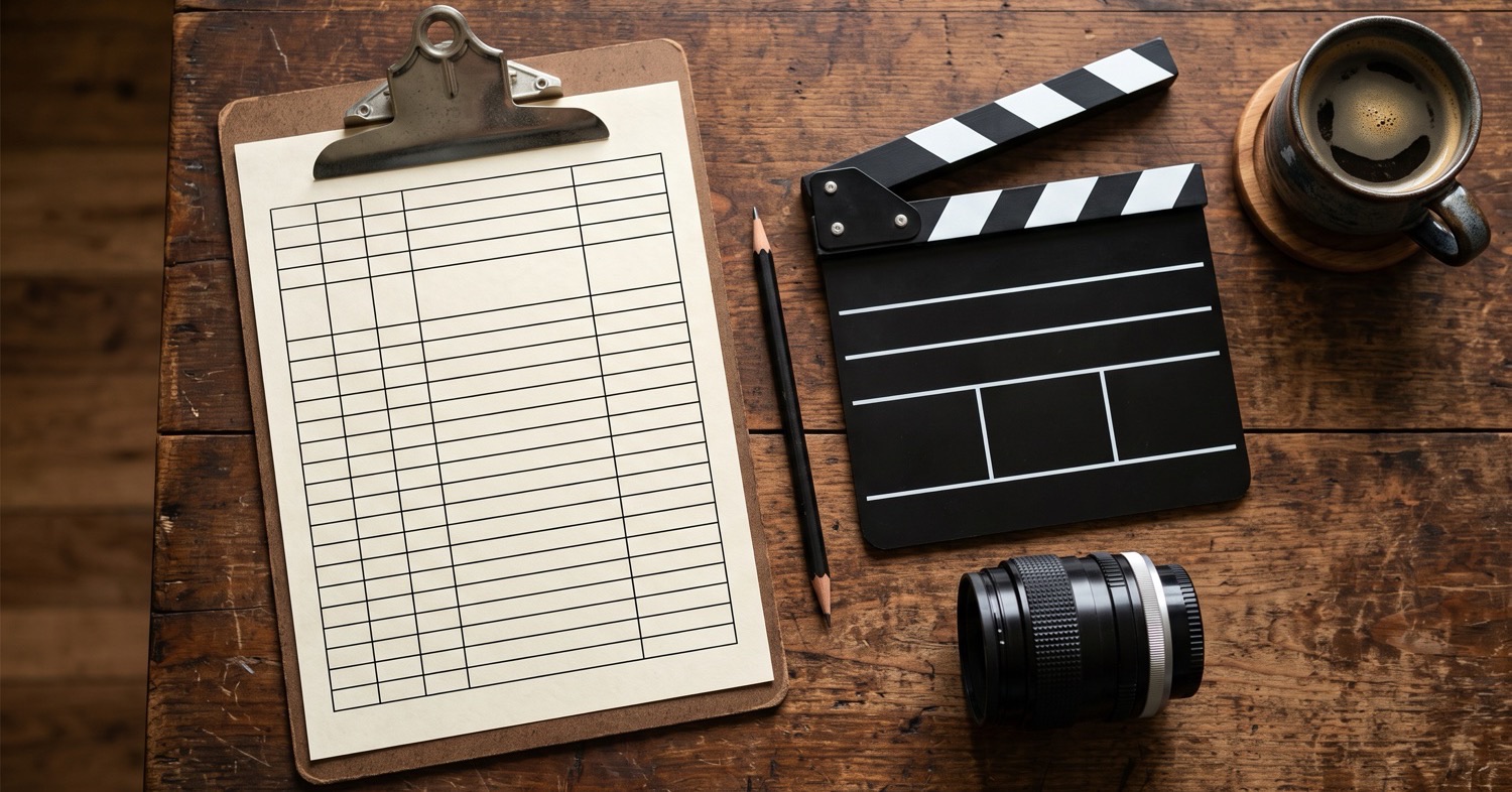 Shot List Template (Copy-Paste Layout, No Signup)